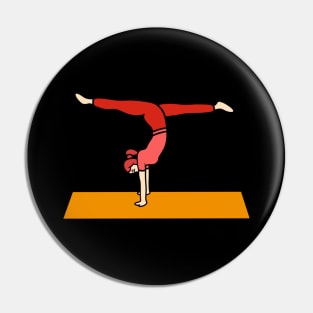 Yoga Handstand Split Pose Pin