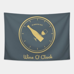 Wine O' Clock Tapestry