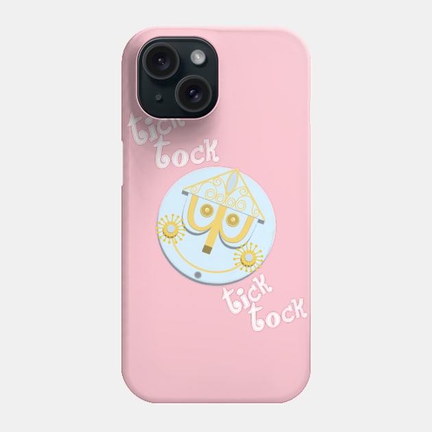 Tick Tock! Phone Case by zipadeelady