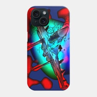 Fighter Jet  colour explosion Phone Case