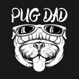 Fathers Dog Pug Daddy T-Shirt