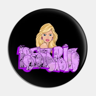 Barbie Graffiti Pin