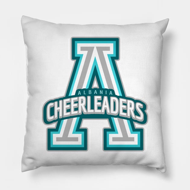 Albania Cheerleader Pillow by Tip Top Tee's