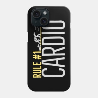 Rule #1 Cardio Funny Zombie Chase Phone Case