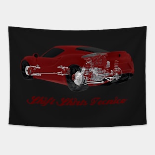 Carbon Tub - Alfa Romeo 4C Inspired Tapestry