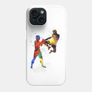 Man muay thai boxing, Phone Case