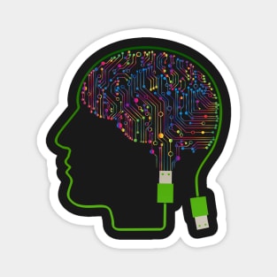 Electronic Circuit, AI Human Brain Magnet