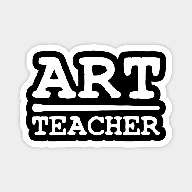 Art Teacher Gift Magnet by agustinbosman