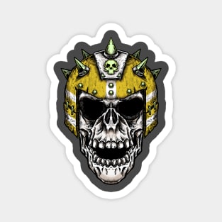 Fantasy Football Skeleton Yellow 1 Magnet