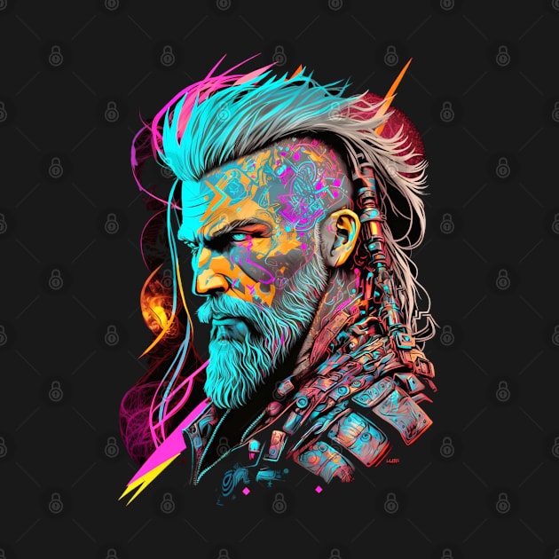 Neon Cyberpunk Viking - V1.11 by SMCLN