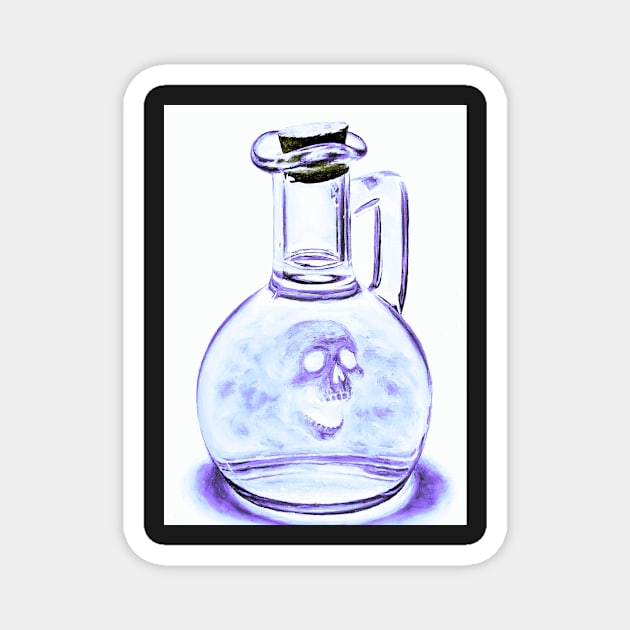 Alchemy poison elixir of life potion - bottle deadly evil Magnet by LukjanovArt