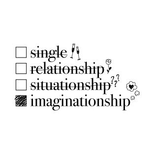 Relationship Status: Imaginationship Funny T-Shirt