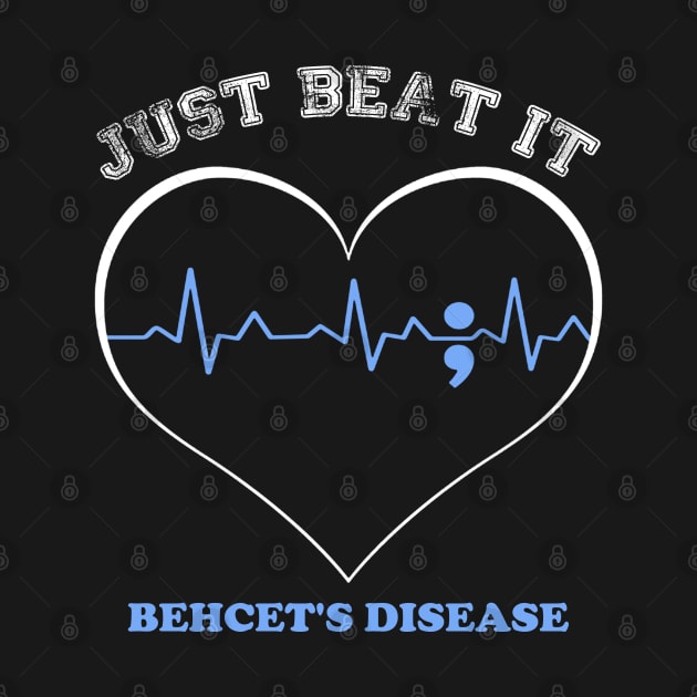 Behcet's Disease Awareness Just Beat It Heartbeat by KHANH HUYEN