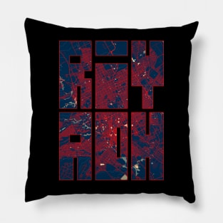 Riyadh, Saudi Arabia City Map Typography - Hope Pillow