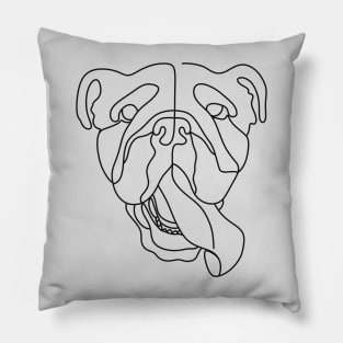 Bulldog tongue Pillow