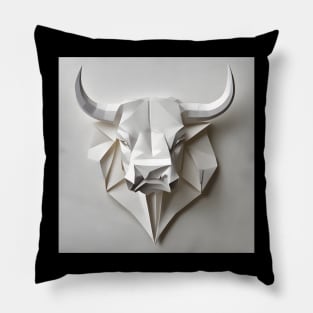 Origami Bull Pillow