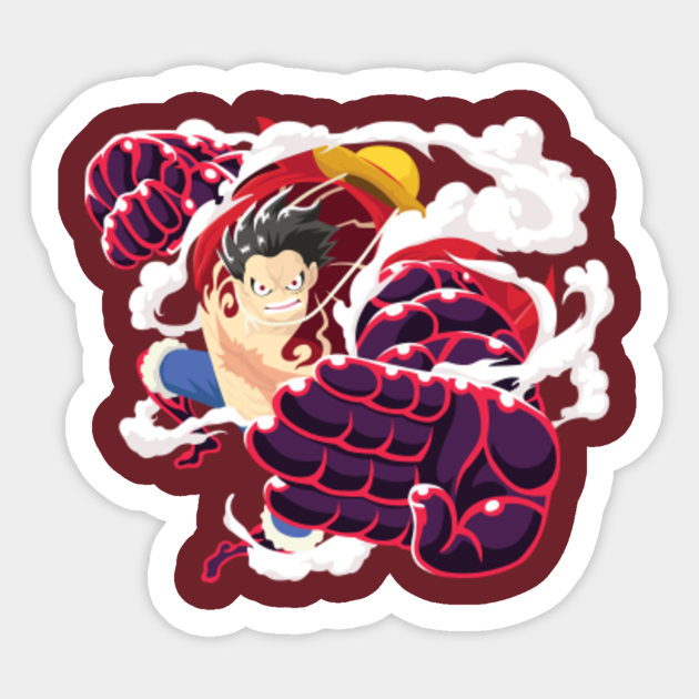 Gear Fourth Luffy Luffy Aufkleber Teepublic De