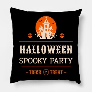 Halloween Spooky Party Trick Or Treat Pillow