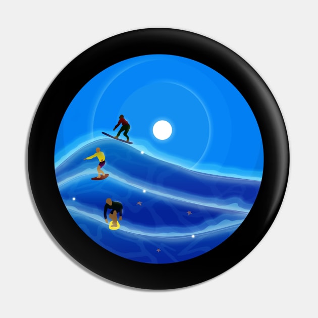 Surfing Pin by Tebscooler