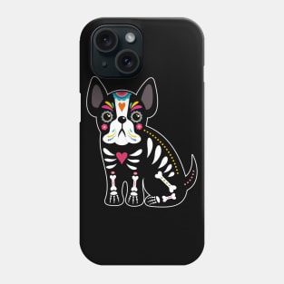 weiner dog Skull pug dog halloween Phone Case