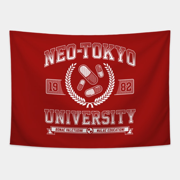 Neo Tokyo [Neo-Tokyo] University Tapestry by DCLawrenceUK