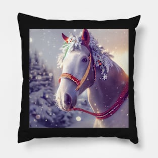 Christmas Horses Series Pillow