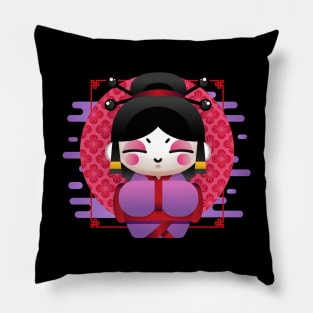 Geisha Kawaii Pillow