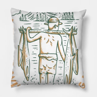 Weekend Fishing Pillow