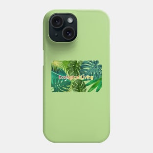 Eco-local living,palm tree,summer,summertime,summer season Phone Case