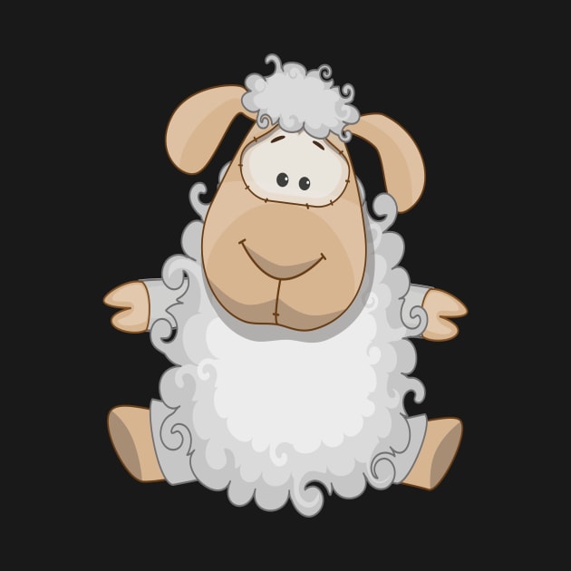 Lamb Awesome Cute Kawaii Cartoon by ProjectX23Red