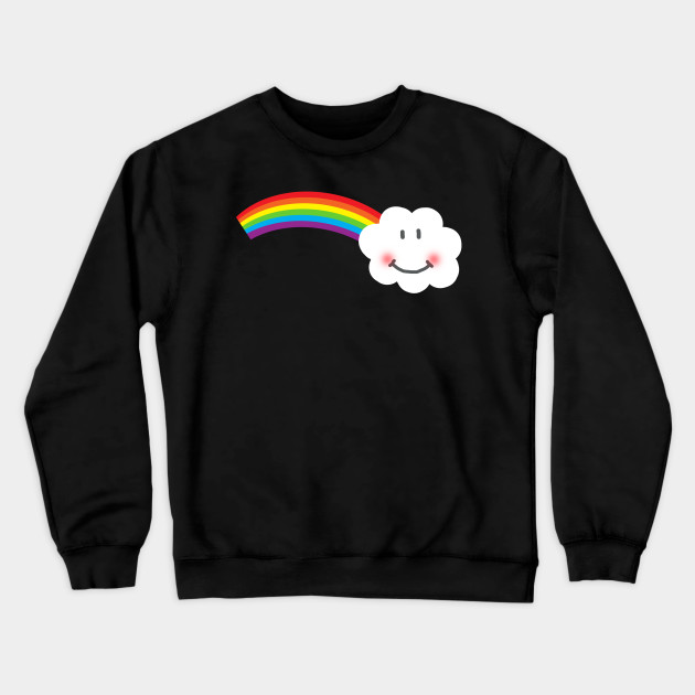 rainbow happy sweatshirt
