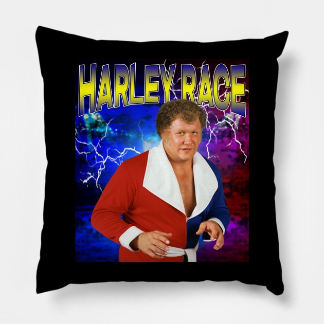 HARLEY RACE Pillow by Rofi Art