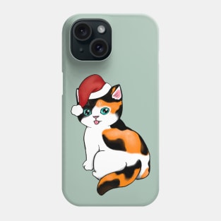 Meowy Christmas Kitten Phone Case