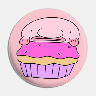 Pink Cupcake Blobfish Pin