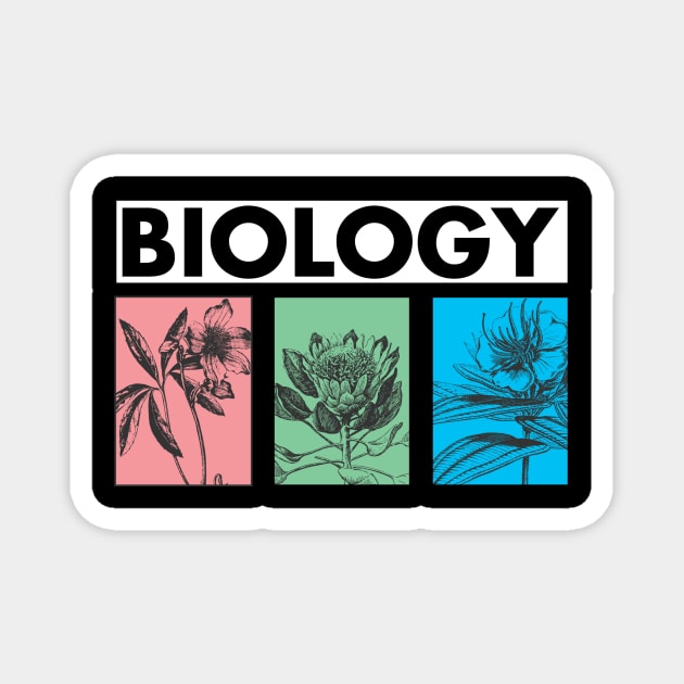 BIOLOGY Magnet by theanomalius_merch
