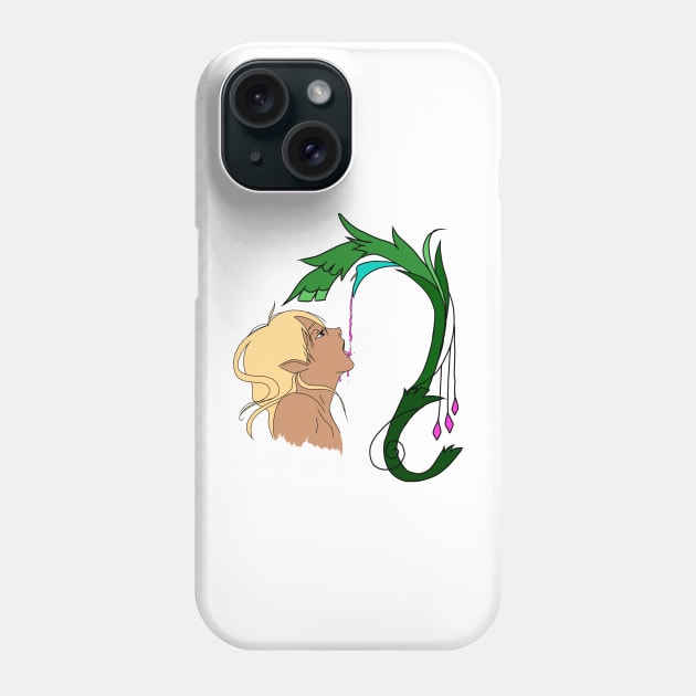 Copy of Elf drinking from a flower Phone Case by RavenRarities