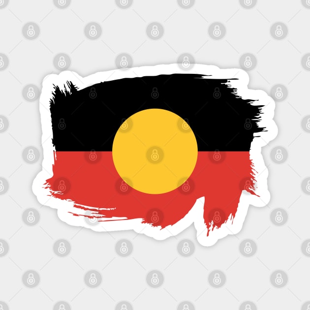 Aboriginal Flag Magnet by CF.LAB.DESIGN