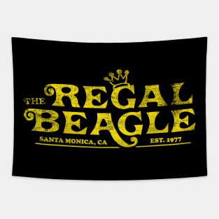 Regal Beagle Distressed Tapestry