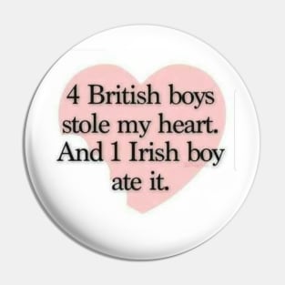 Directioners Heart Pin