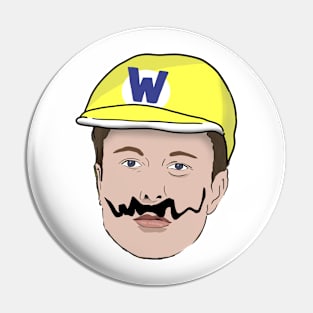 Elon Musk Moustache SNL Meme Pin