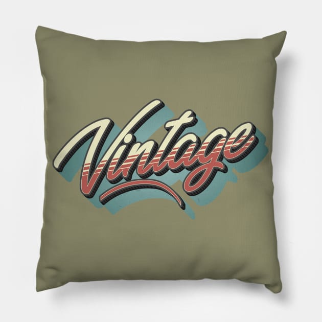Vintage Pillow by OldTony