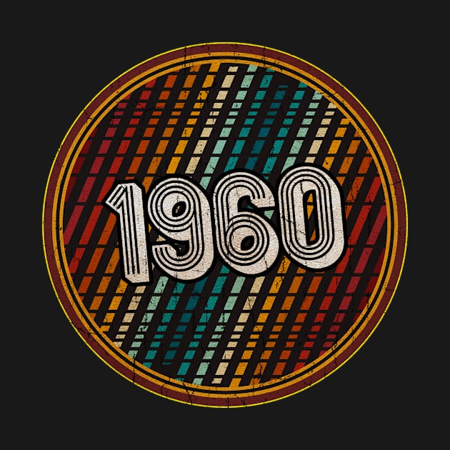1960 - Circle Vintage Colorful by snakehead.art