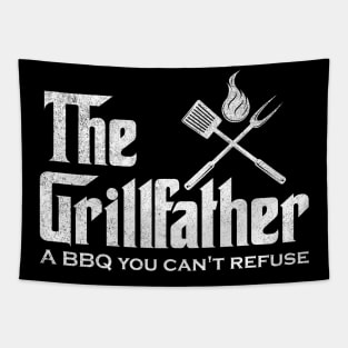 The Grillfather. A BBQ You Can't Refuse Tapestry