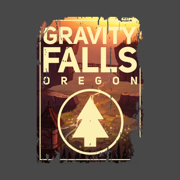 Gravity Falls, Oregon by GonGrunge