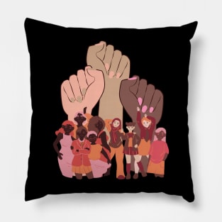 Colorful Women Empowerment Pillow