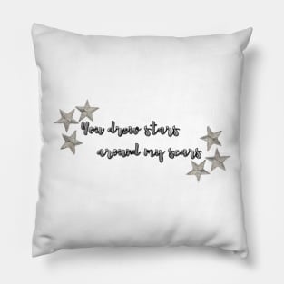 You drew star around my scars Pillow