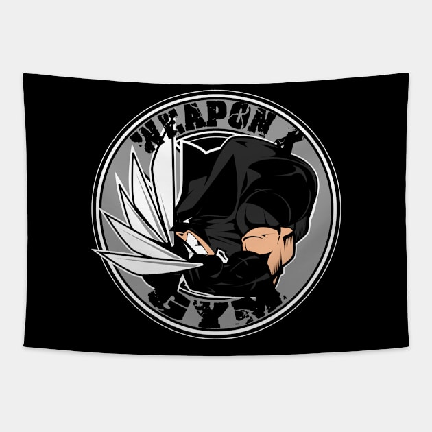 Weapon X Gym Tapestry by Spikeani