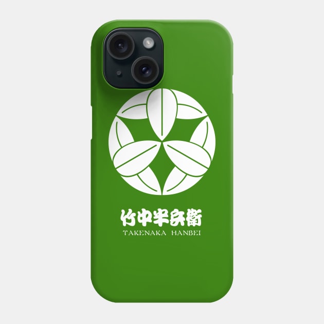 Takenaka Hanbei Crest with Name Phone Case by Takeda_Art