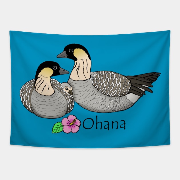 Nene Ohana Tapestry by HonuHoney