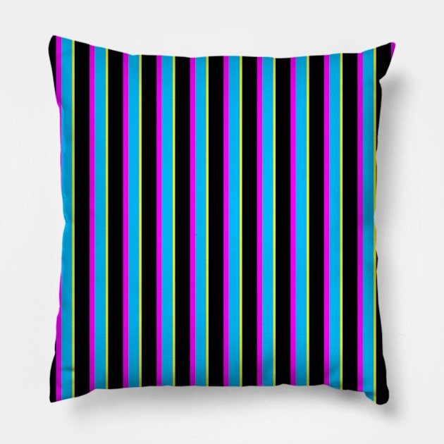 Blue stripes Pillow by Sunshoppe